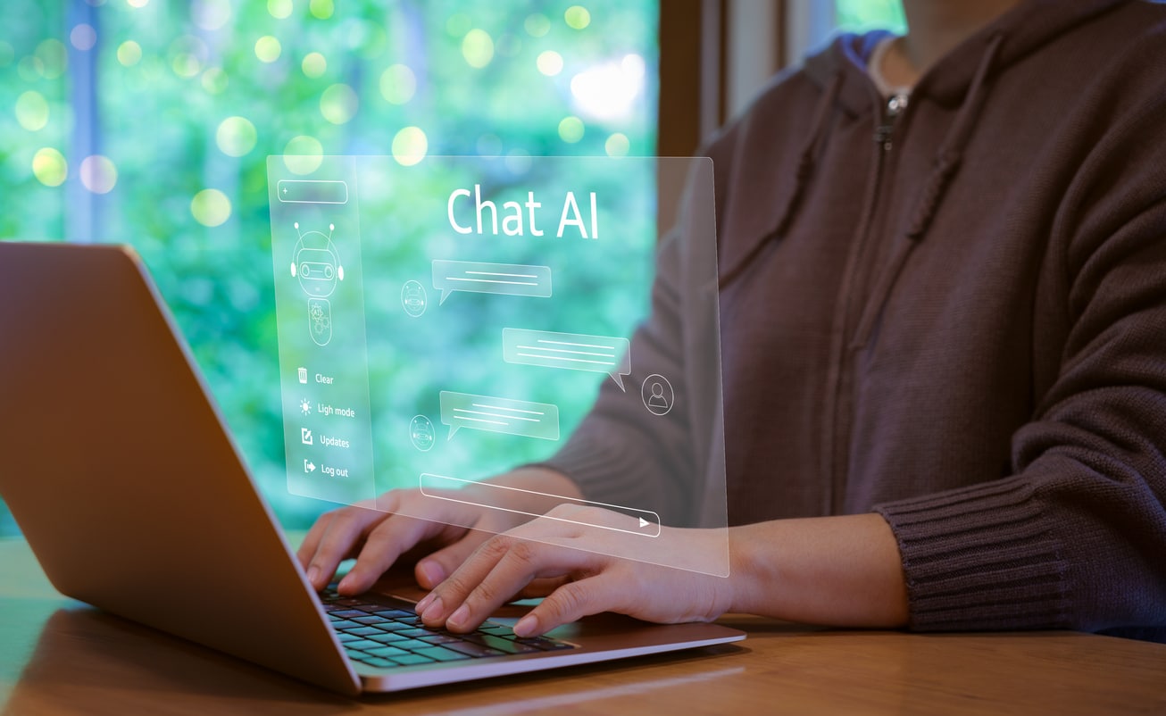 Ai, Artificial Intelligence technology concept. AI chatbot conversational, Prompt generator, chat AI with intelligent artificial intelligence asks for answers. Smart robot assistant, digital search, A.I.,