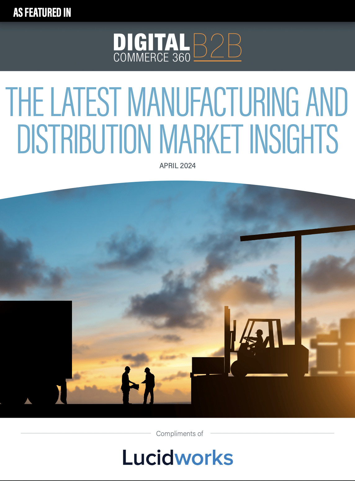 The Latest Manufacturing and Distribution Market Insights eBook Cover