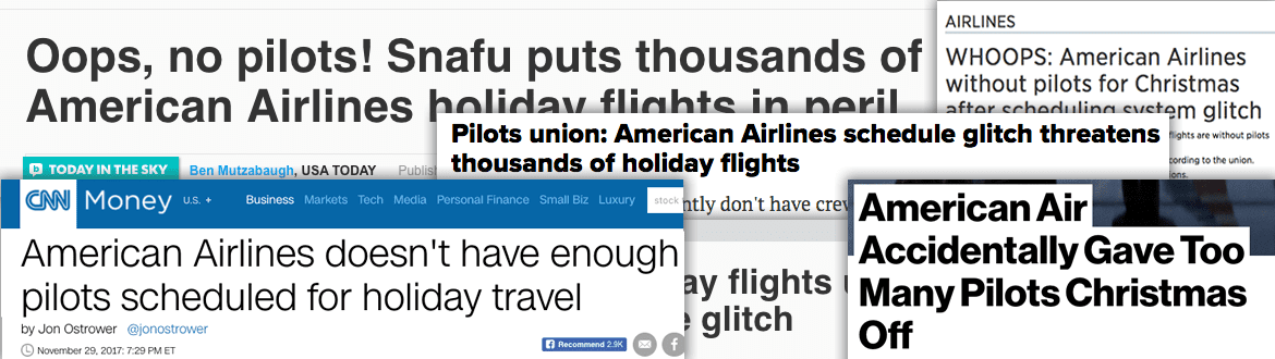 american airlines schedule 1