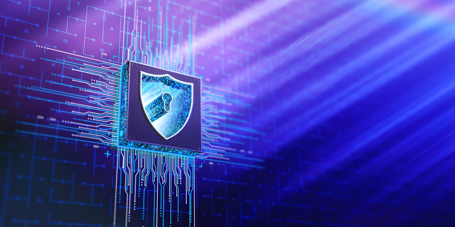 Cybersecurity concept. 3D render