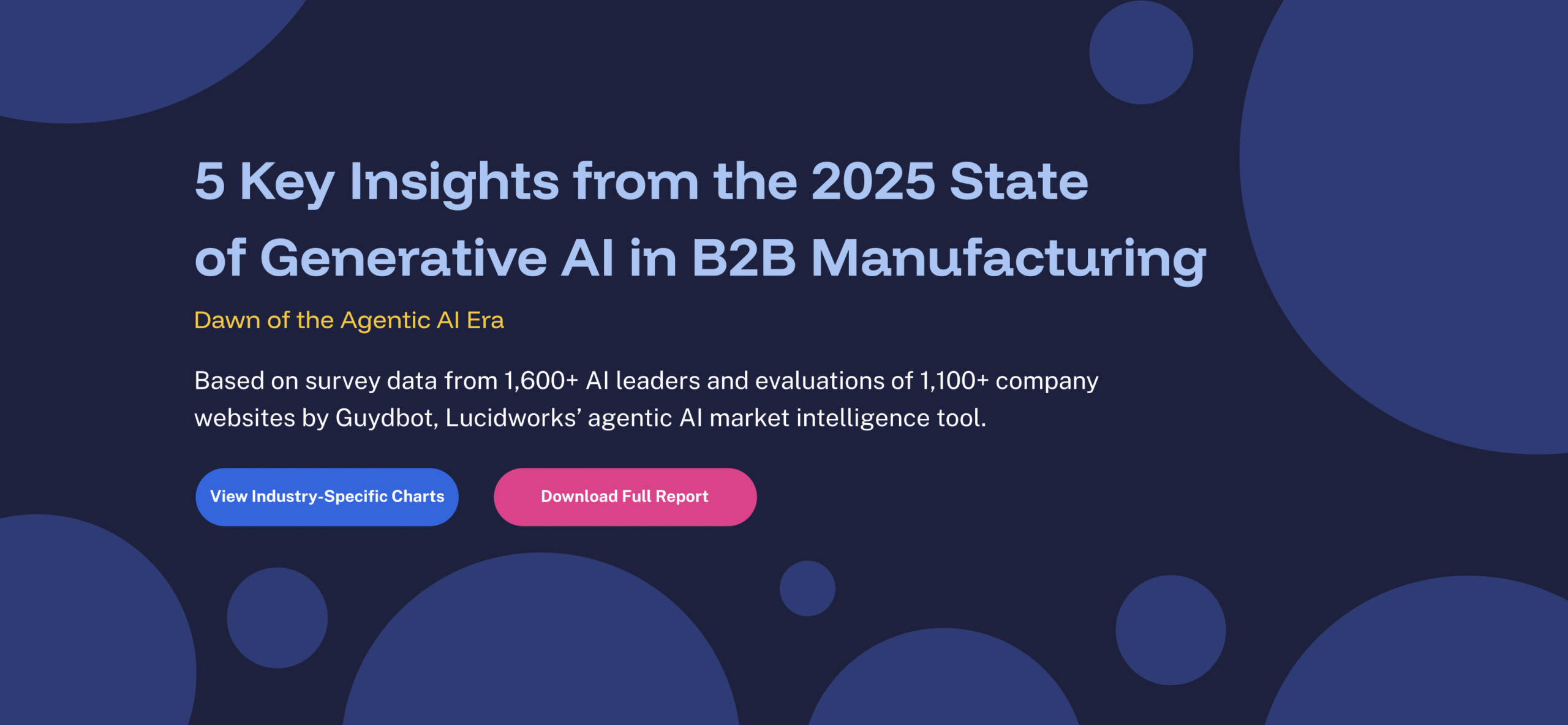 5 Key Insights from the 2025 State of Generative AI in B2B Manufacturing