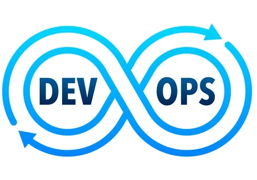 Unendlichkeitssymbol für den DevOps-Prozess